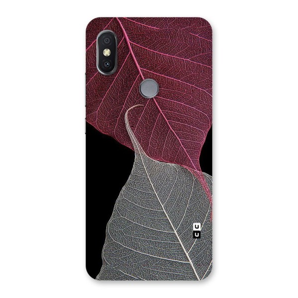 Beauty Leaf Back Case for Redmi Y2