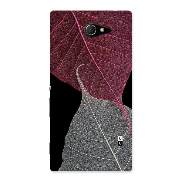 Beauty Leaf Back Case for Sony Xperia M2
