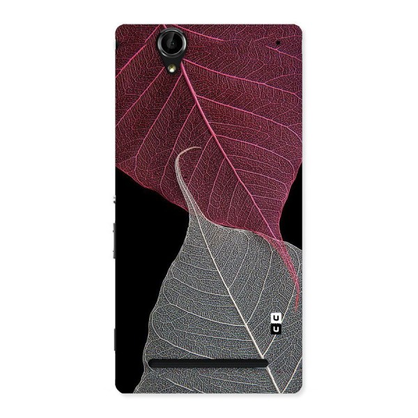 Beauty Leaf Back Case for Sony Xperia T2