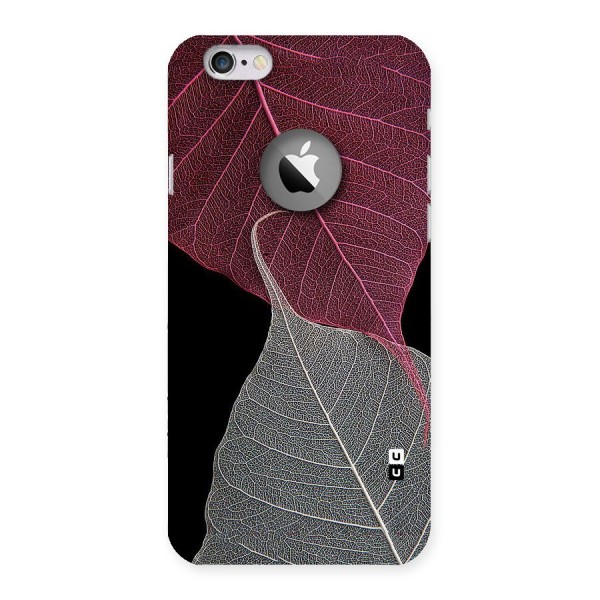 Beauty Leaf Back Case for iPhone 6 Logo Cut