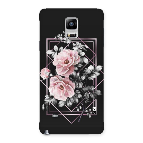 Beguilling Pink Floral Back Case for Galaxy Note 4