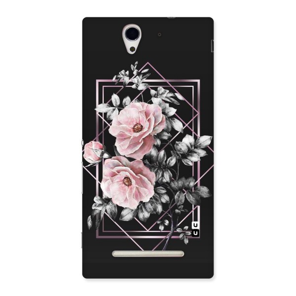 Beguilling Pink Floral Back Case for Sony Xperia C3