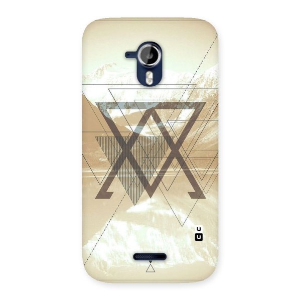 Beige View Back Case for Micromax Canvas Magnus A117