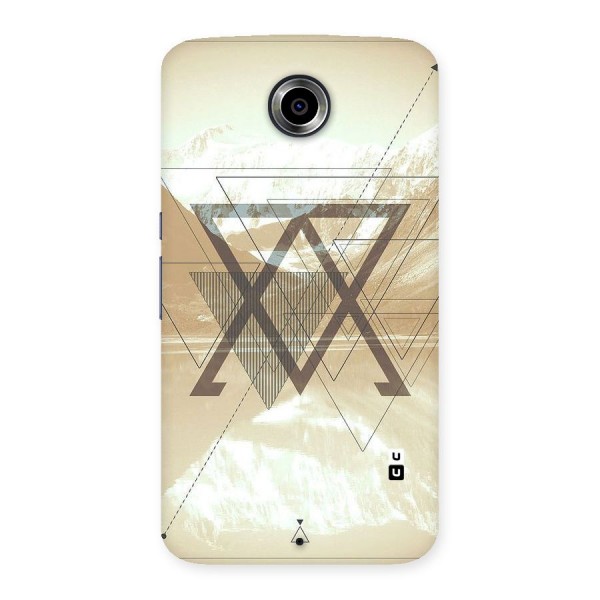 Beige View Back Case for Nexsus 6