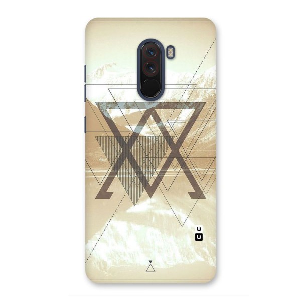 Beige View Back Case for Poco F1