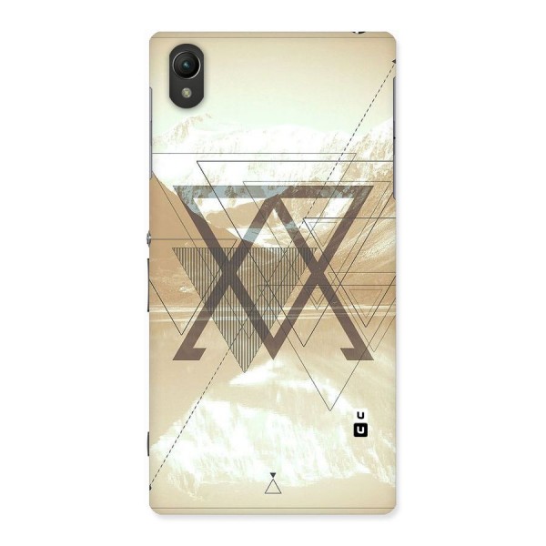 Beige View Back Case for Sony Xperia Z1