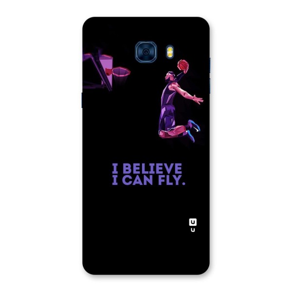 Believe And Fly Back Case for Galaxy C7 Pro