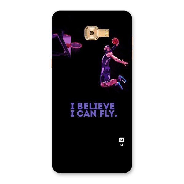 Believe And Fly Back Case for Galaxy C9 Pro