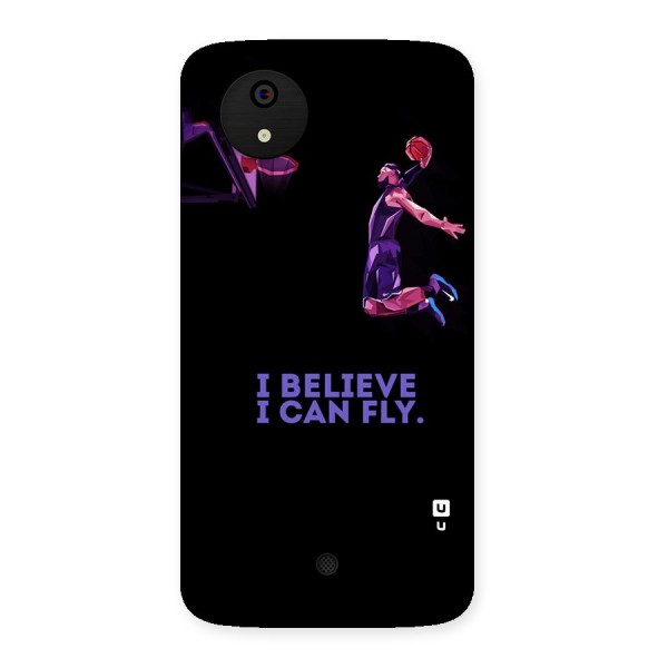Believe And Fly Back Case for Micromax Canvas A1
