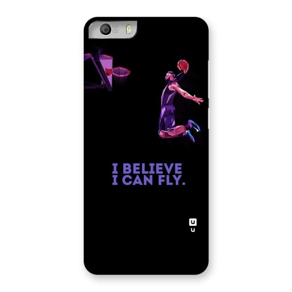 Believe And Fly Back Case for Micromax Canvas Knight 2