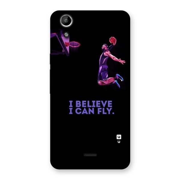 Believe And Fly Back Case for Micromax Canvas Selfie Lens Q345