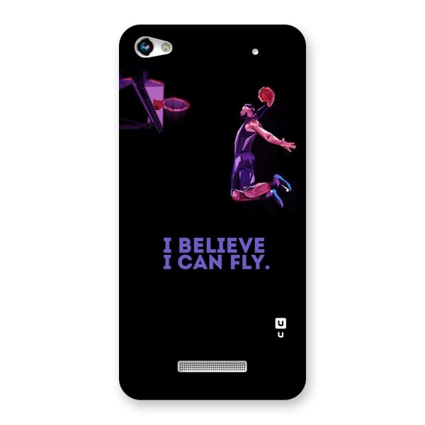 Believe And Fly Back Case for Micromax Hue 2