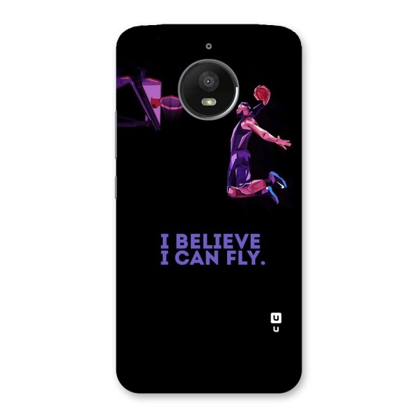 Believe And Fly Back Case for Moto E4 Plus