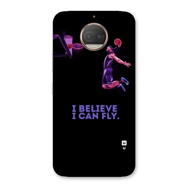 Believe And Fly Back Case for Moto G5s Plus