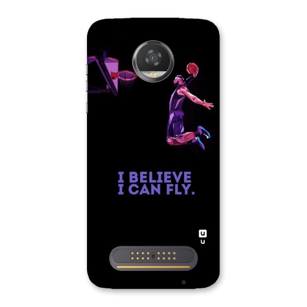 Believe And Fly Back Case for Moto Z2 Play