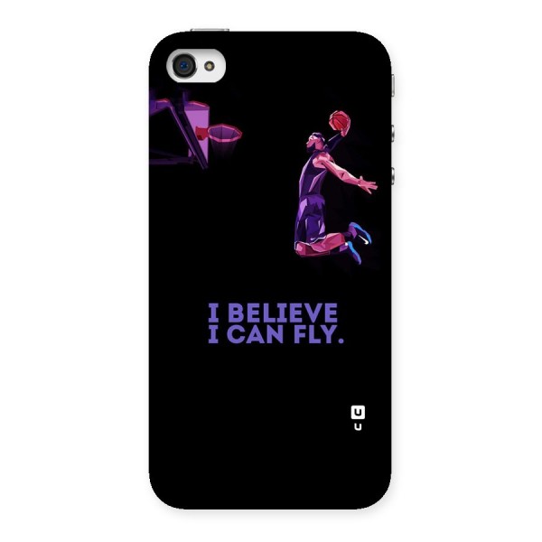 Believe And Fly Back Case for iPhone 4 4s