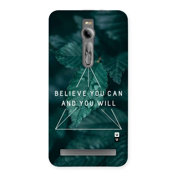 Believe You Can Motivation Back Case for Asus Zenfone 2