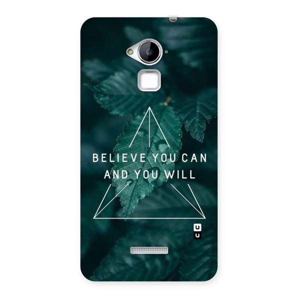 Believe You Can Motivation Back Case for Coolpad Note 3