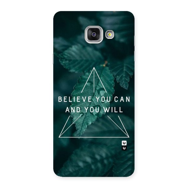 Believe You Can Motivation Back Case for Galaxy A7 2016