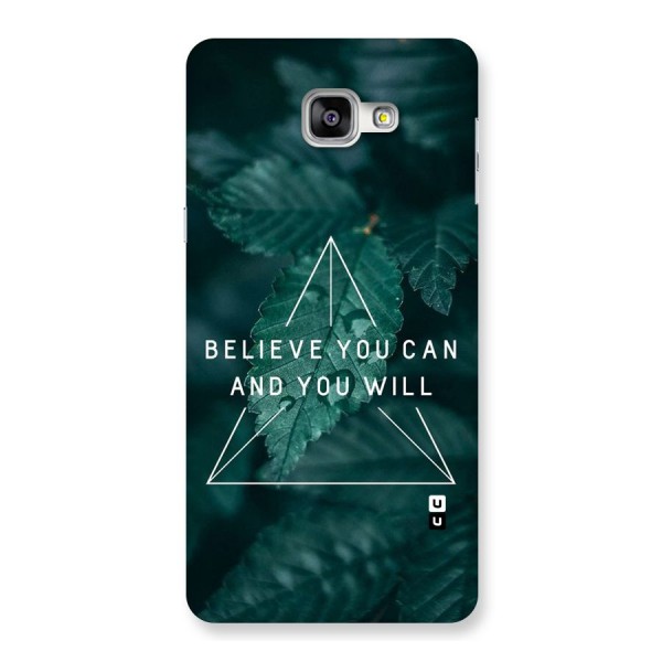 Believe You Can Motivation Back Case for Galaxy A9