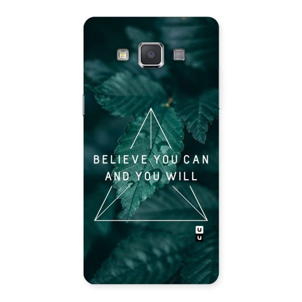 Believe You Can Motivation Back Case for Galaxy Grand 3