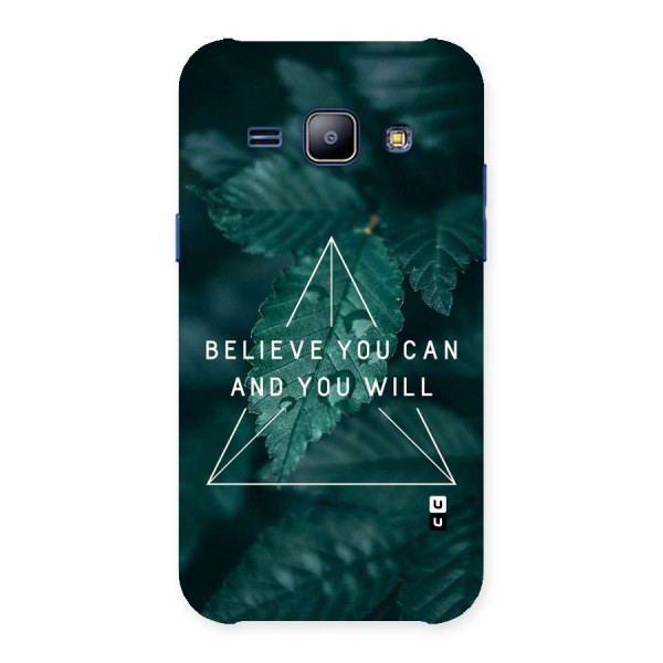 Believe You Can Motivation Back Case for Galaxy J1