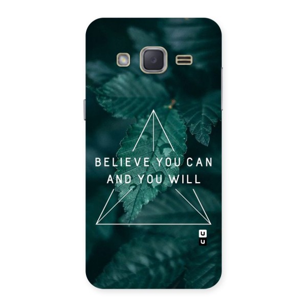 Believe You Can Motivation Back Case for Galaxy J2