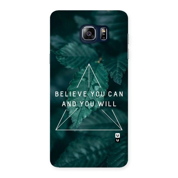 Believe You Can Motivation Back Case for Galaxy Note 5