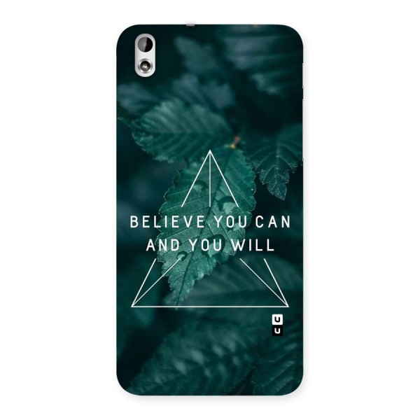 Believe You Can Motivation Back Case for HTC Desire 816