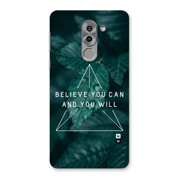 Believe You Can Motivation Back Case for Honor 6X