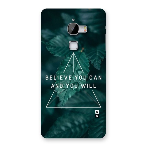 Believe You Can Motivation Back Case for LeTv Le Max