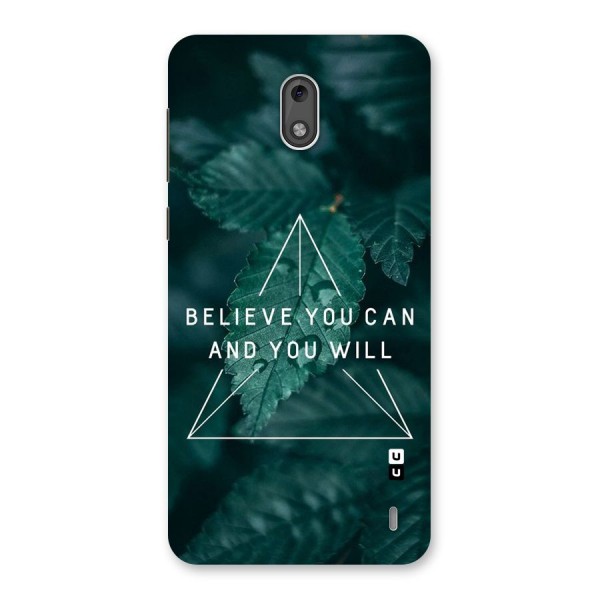 Believe You Can Motivation Back Case for Nokia 2
