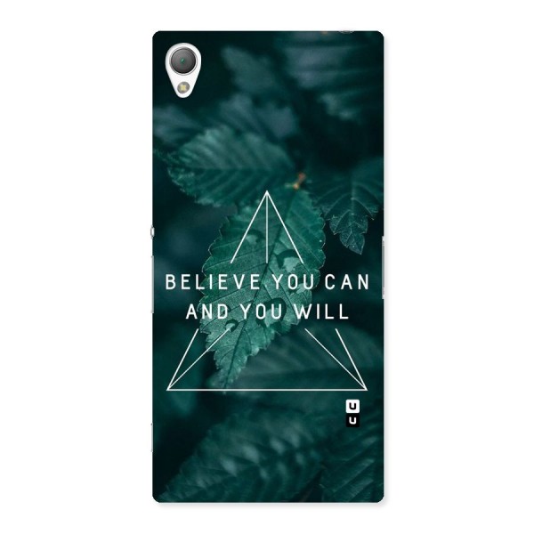 Believe You Can Motivation Back Case for Sony Xperia Z3