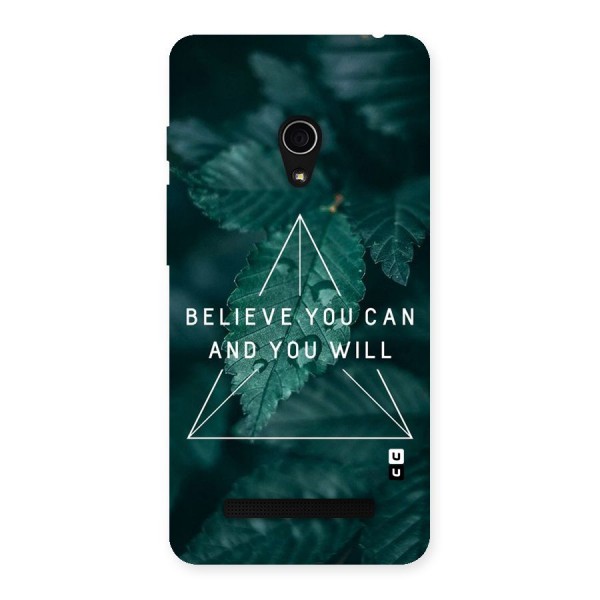 Believe You Can Motivation Back Case for Zenfone 5