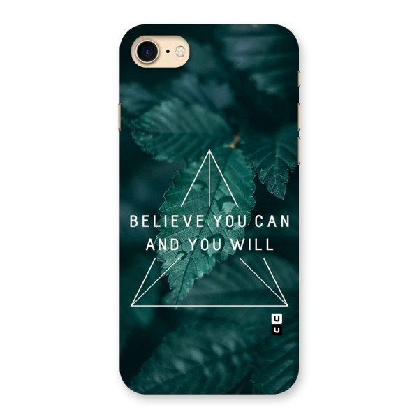 Believe You Can Motivation Back Case for iPhone 7