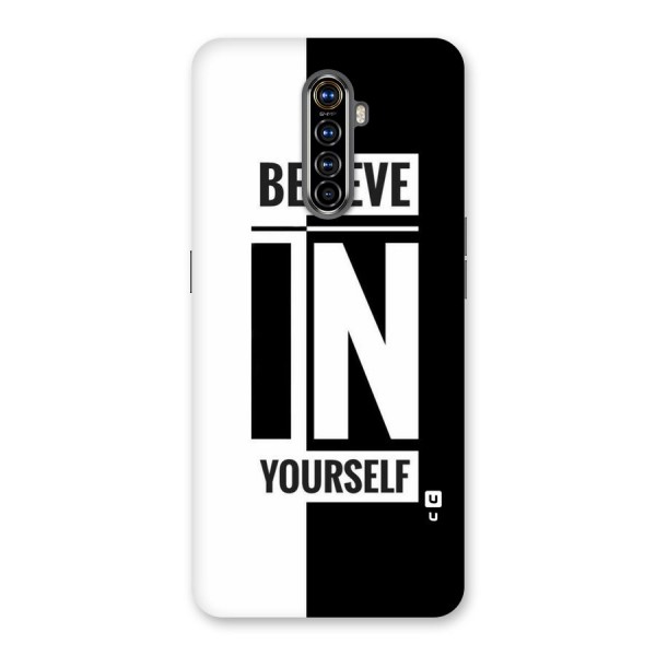Believe Yourself Black Back Case for Realme X2 Pro