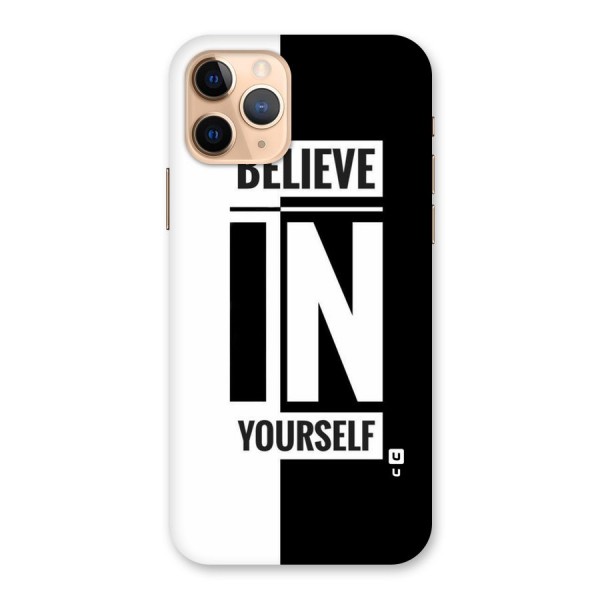 Believe Yourself Black Back Case for iPhone 11 Pro