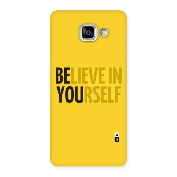 Believe Yourself Yellow Back Case for Galaxy A5 2016