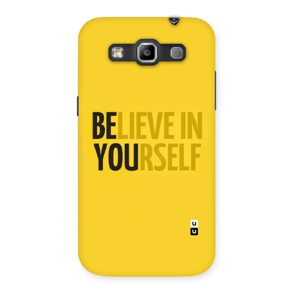 Believe Yourself Yellow Back Case for Galaxy Grand Quattro