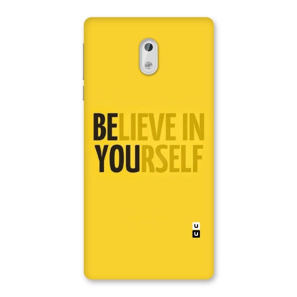 Believe Yourself Yellow Back Case for Nokia 3