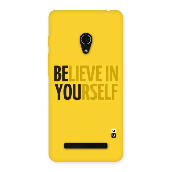 Believe Yourself Yellow Back Case for Zenfone 5