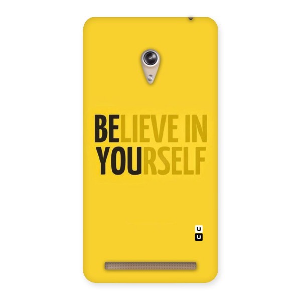Believe Yourself Yellow Back Case for Zenfone 6