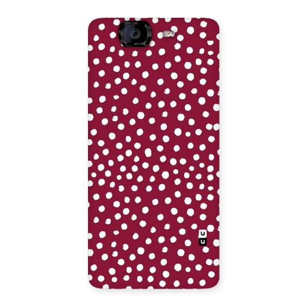 Best Dots Pattern Back Case for Canvas Knight A350