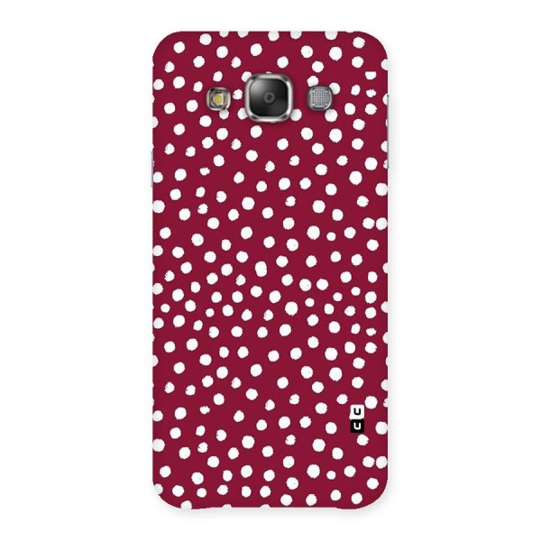 Best Dots Pattern Back Case for Galaxy E7