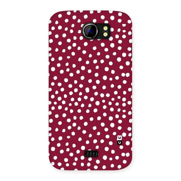 Best Dots Pattern Back Case for Micromax Canvas 2 A110