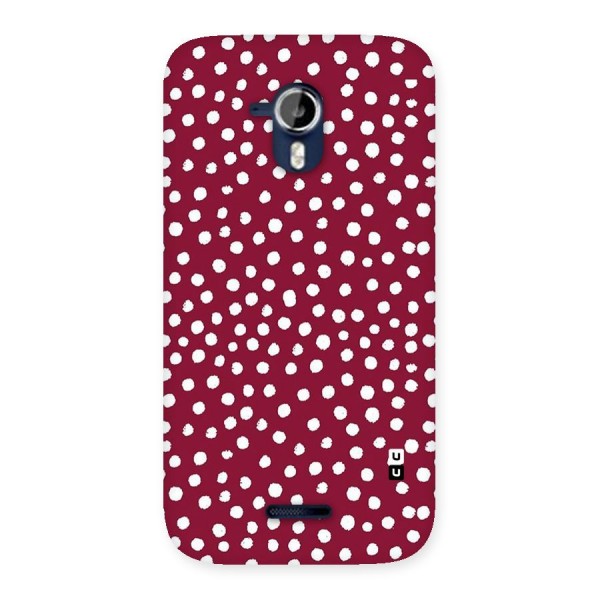 Best Dots Pattern Back Case for Micromax Canvas Magnus A117