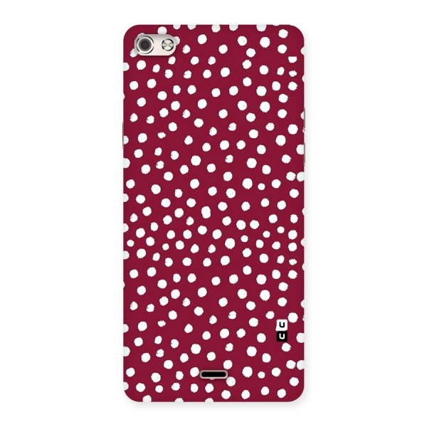 Best Dots Pattern Back Case for Micromax Canvas Silver 5