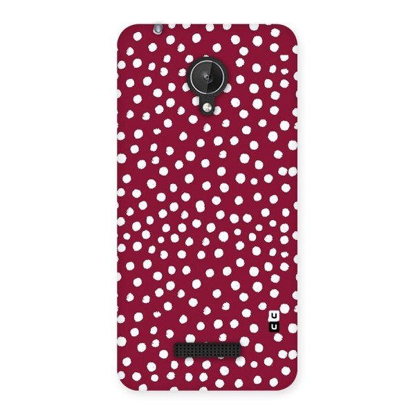 Best Dots Pattern Back Case for Micromax Canvas Spark Q380