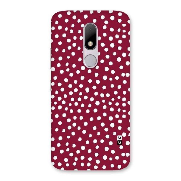 Best Dots Pattern Back Case for Moto M