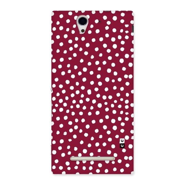 Best Dots Pattern Back Case for Sony Xperia C3
